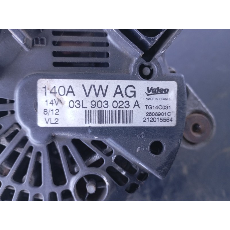 Recambio de alternador para volkswagen tiguan (5n2) t1 bluemotion referencia OEM IAM 03L903023A  