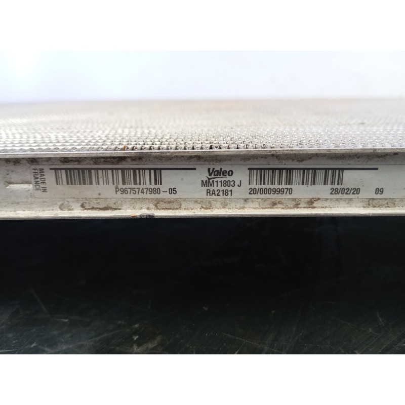 Recambio de radiador agua para citroën c5 aircross exclusive referencia OEM IAM 967574798005  