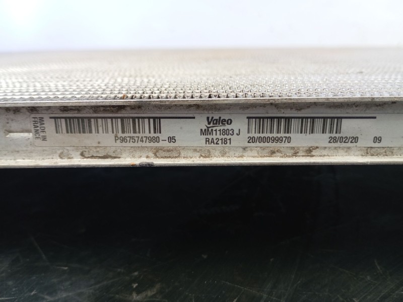 Recambio de radiador agua para citroën c5 aircross exclusive referencia OEM IAM 967574798005  