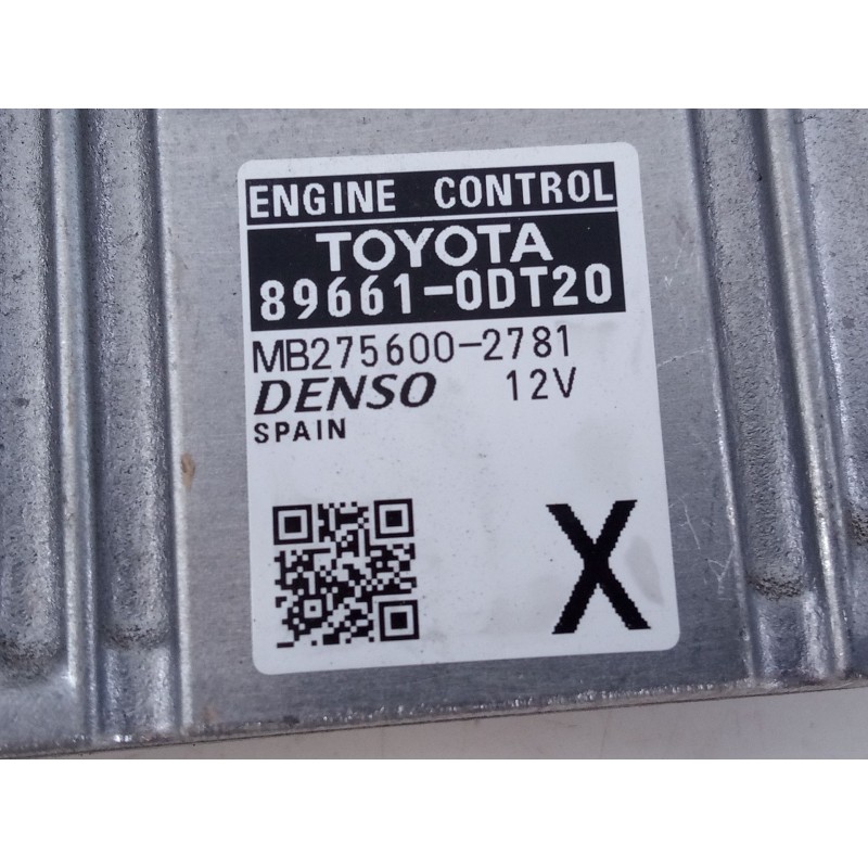 Recambio de centralita motor uce para toyota yaris (_p13_) 1.5 hybrid (nhp130_) referencia OEM IAM 896610DT20 MB2756002781 