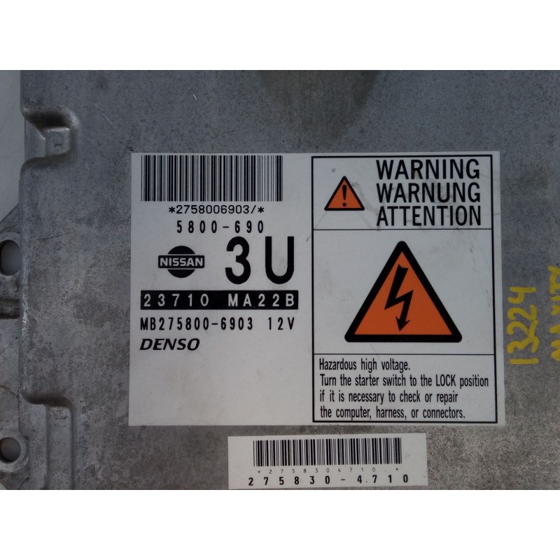 Recambio de centralita motor uce para renault maxity 2.5 diesel referencia OEM IAM 23710MA22B  