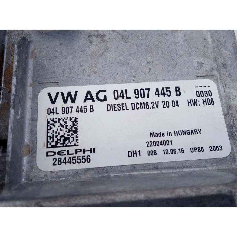Recambio de centralita motor uce para volkswagen golf vii (5g1, bq1, be1, be2) 1.6 tdi referencia OEM IAM 04L907445B  