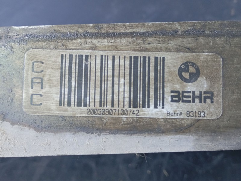 Recambio de intercooler para bmw x5 (e53) 3.0d referencia OEM IAM 20030807100742 83193 