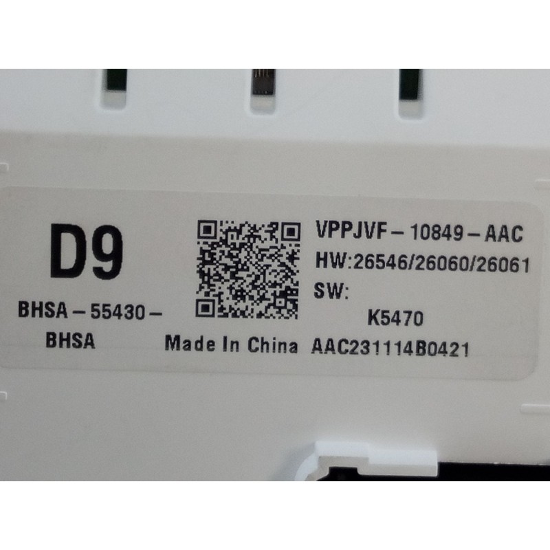 Recambio de cuadro instrumentos para mazda 3 hatchback (bp) 2.0 skyactiv-g m hybrid referencia OEM IAM BHSA55430 VPPJVF10849AAC 