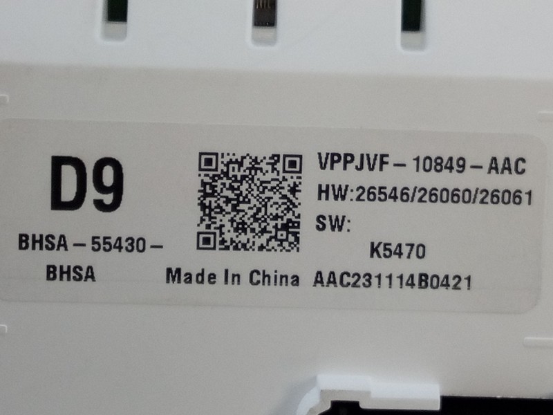 Recambio de cuadro instrumentos para mazda 3 hatchback (bp) 2.0 skyactiv-g m hybrid referencia OEM IAM BHSA55430 VPPJVF10849AAC 