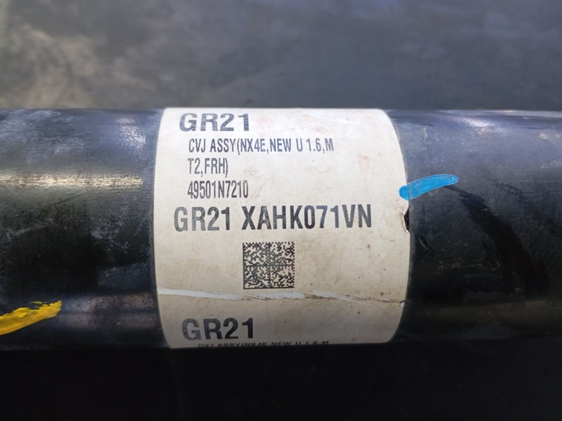 Recambio de transmision delantera derecha para kia sportage 1.6 crdi mhev mhev m63a18 referencia OEM IAM GR21XAHK071VN  