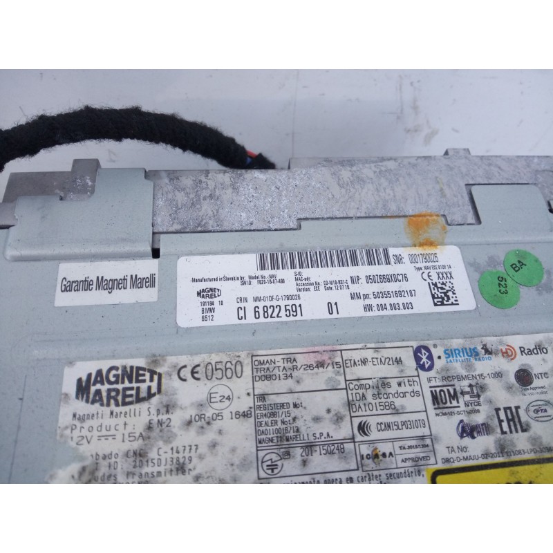 Recambio de sistema navegacion gps para bmw 1 (f20) 116 d referencia OEM IAM   