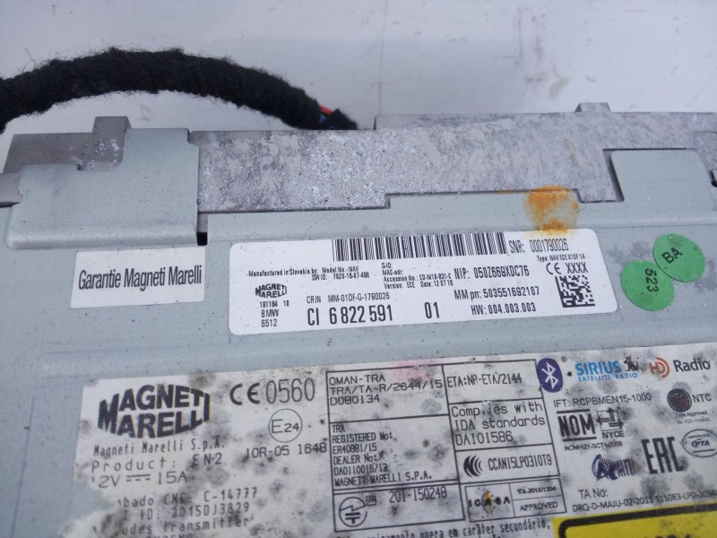 Recambio de sistema navegacion gps para bmw 1 (f20) 116 d referencia OEM IAM   