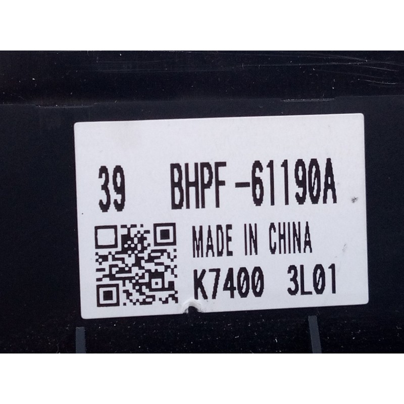 Recambio de mando climatizador para mazda 3 hatchback (bp) 2.0 skyactiv-g m hybrid referencia OEM IAM BHPF61190A K74003L01 
