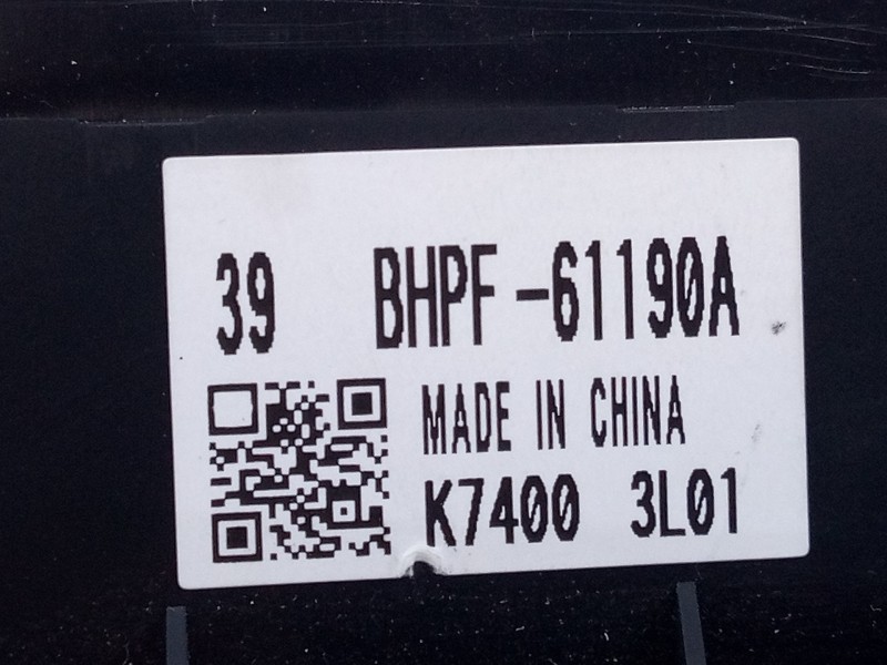 Recambio de mando climatizador para mazda 3 hatchback (bp) 2.0 skyactiv-g m hybrid referencia OEM IAM BHPF61190A K74003L01 
