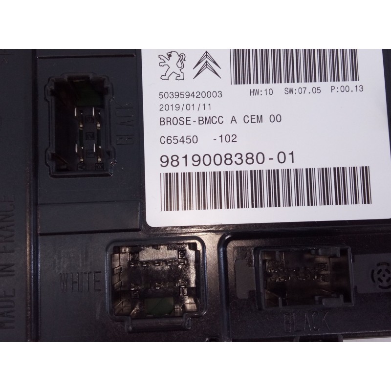 Recambio de modulo electronico para citroën c4 picasso spacetourer referencia OEM IAM 981900838001 503959420003 