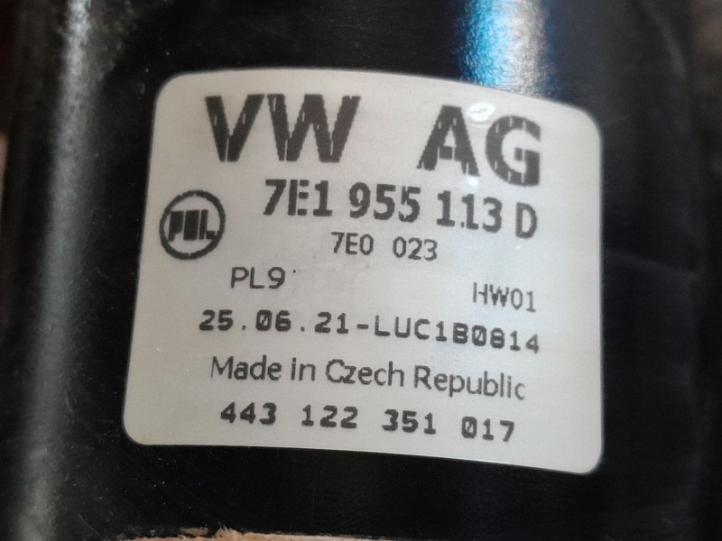 Recambio de motor limpia delantero para volkswagen multivan t6 (sgf, sgm, sgn, shm, shn) 2.0 tdi referencia OEM IAM 7E1955113D  