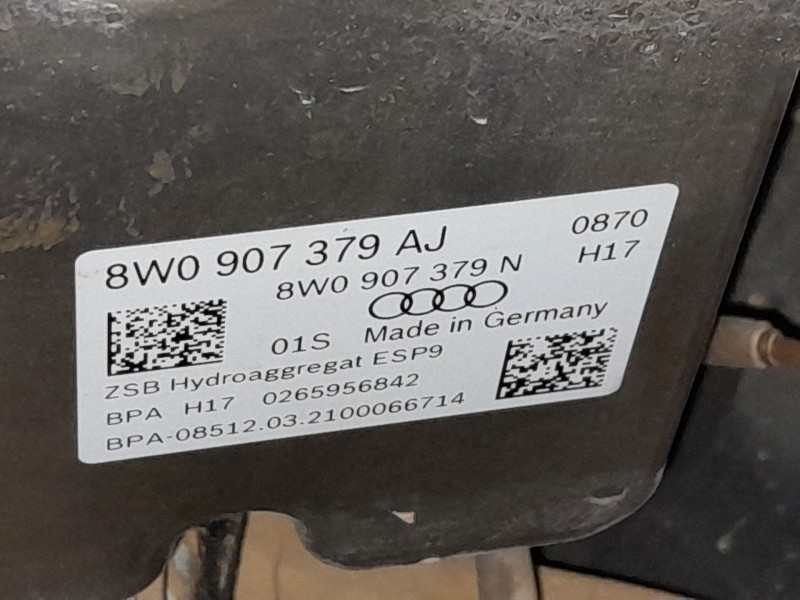 Recambio de abs para audi a4 b9 (8w2, 8wc) 30 tdi mild hybrid referencia OEM IAM 8W0907379AJ  