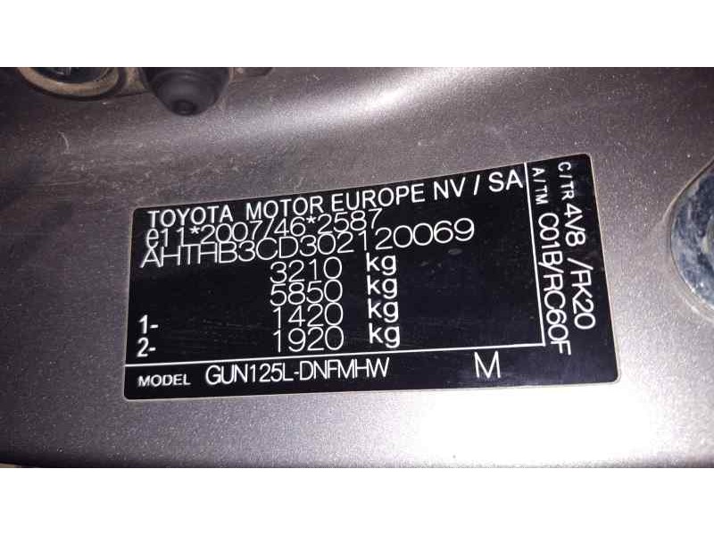 toyota hilux (kun) del año 2017