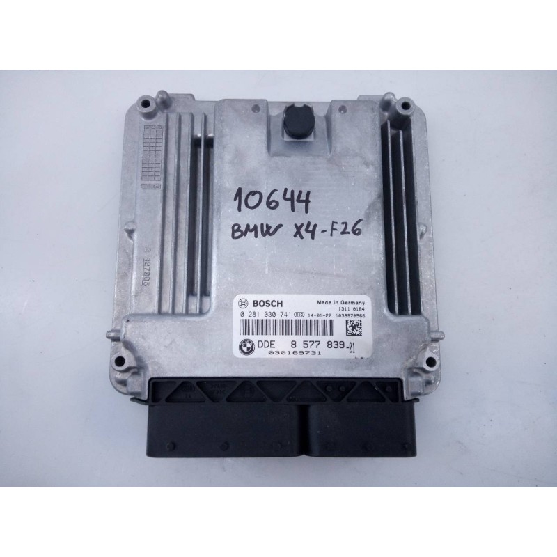 Recambio de centralita motor uce para bmw x4 (f26) xdrive 30d referencia OEM IAM 0281030741 857783901 