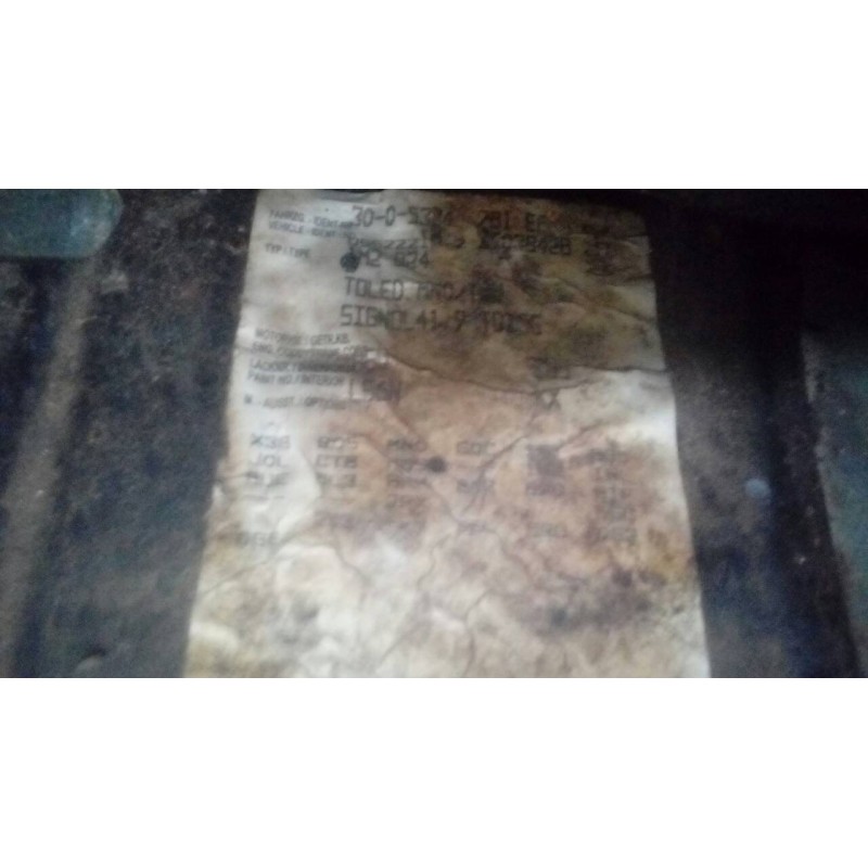 seat toledo (1m2) del año 2002