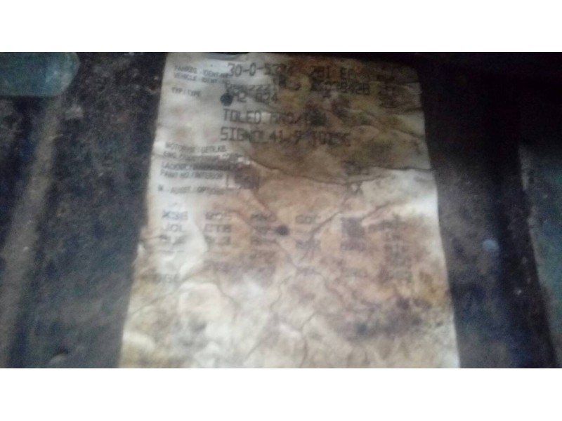 seat toledo (1m2) del año 2002