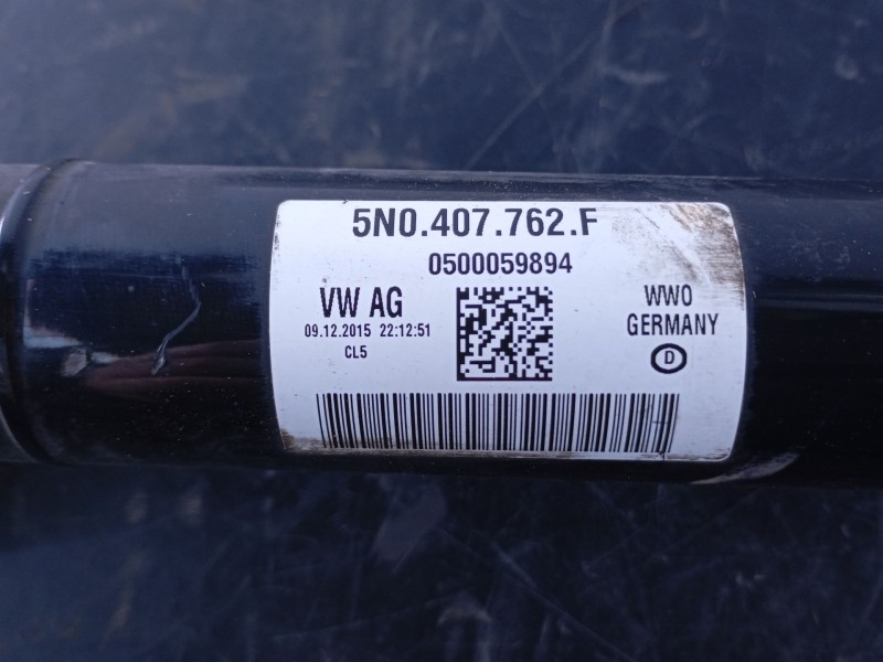 Recambio de transmision delantera derecha para volkswagen tiguan trend referencia OEM IAM 5N0407762F  P1-A6-38