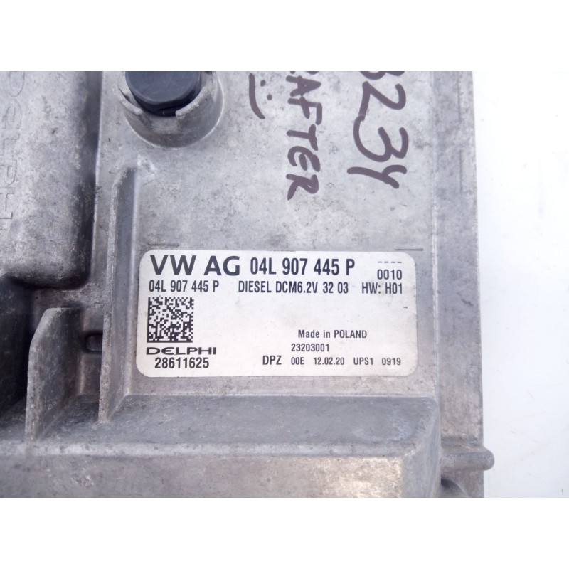 Recambio de centralita motor uce para volkswagen crafter furgoneta (sy_, sx_) 2.0 tdi rwd referencia OEM IAM 04L907445P 28611625