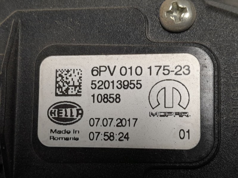 Recambio de pedal acelerador para fiat doblo autobús (263_) 1.3 d multijet (263axu1a) referencia OEM IAM 52013955 6PV01017523 