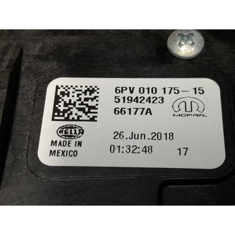 Recambio de pedal acelerador para jeep compass (mp, m6, mv, m7) 1.4 multiair referencia OEM IAM 51942423 6PV010175 