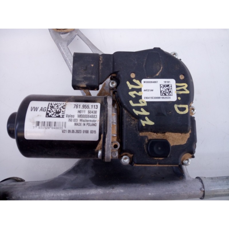 Recambio de motor limpia delantero para volkswagen touareg r-line 4 motion referencia OEM IAM 761955113  