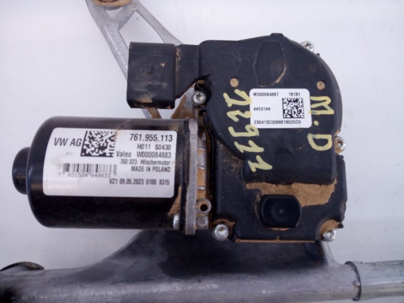 Recambio de motor limpia delantero para volkswagen touareg r-line 4 motion referencia OEM IAM 761955113  