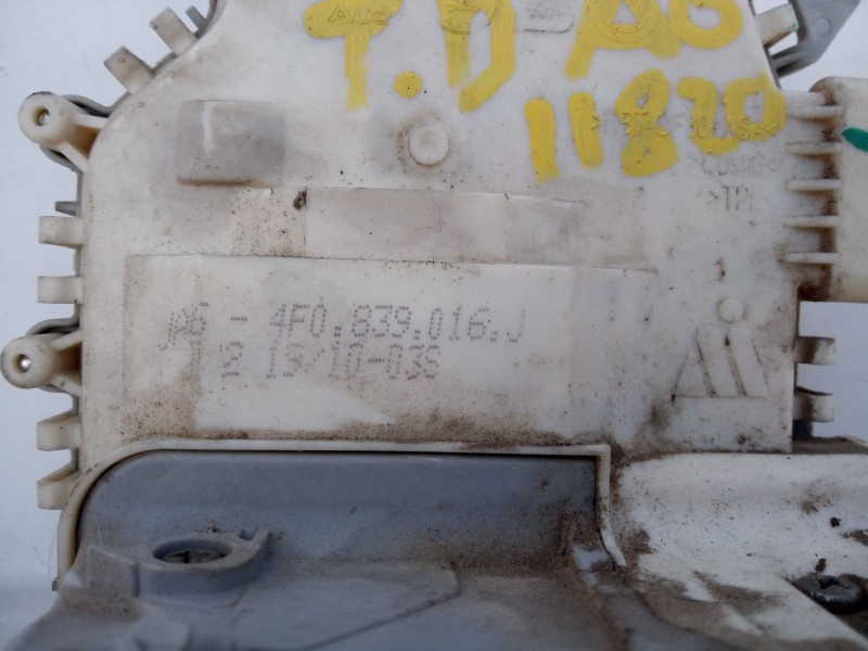 Recambio de cerradura puerta trasera derecha para audi a6 berlina (4f2) 2.7 tdi referencia OEM IAM   