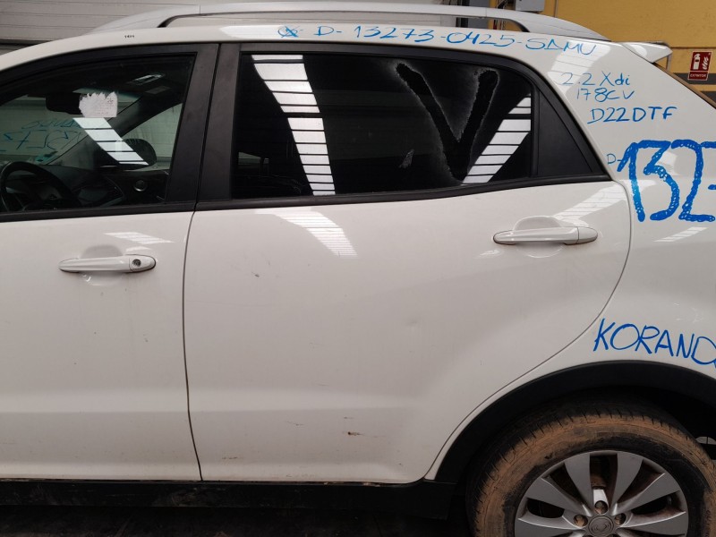 Recambio de puerta trasera izquierda para ssangyong korando (ck) 2.2 xdi referencia OEM IAM   