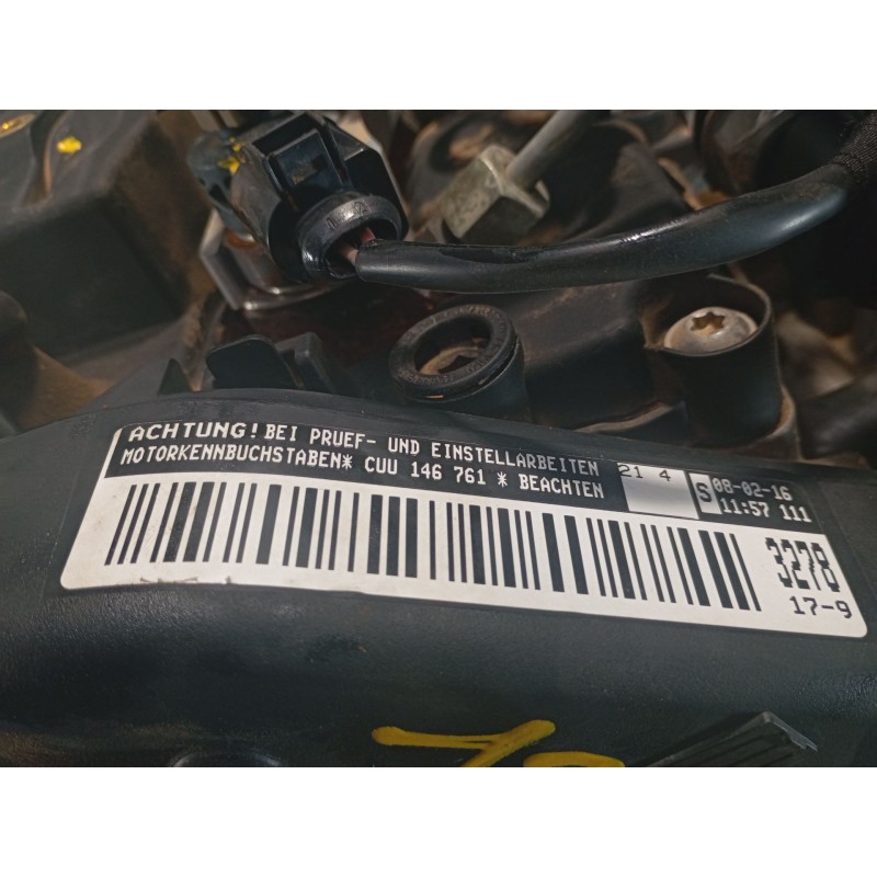 Recambio de motor completo para volkswagen scirocco (138) r-line referencia OEM IAM CUUB  