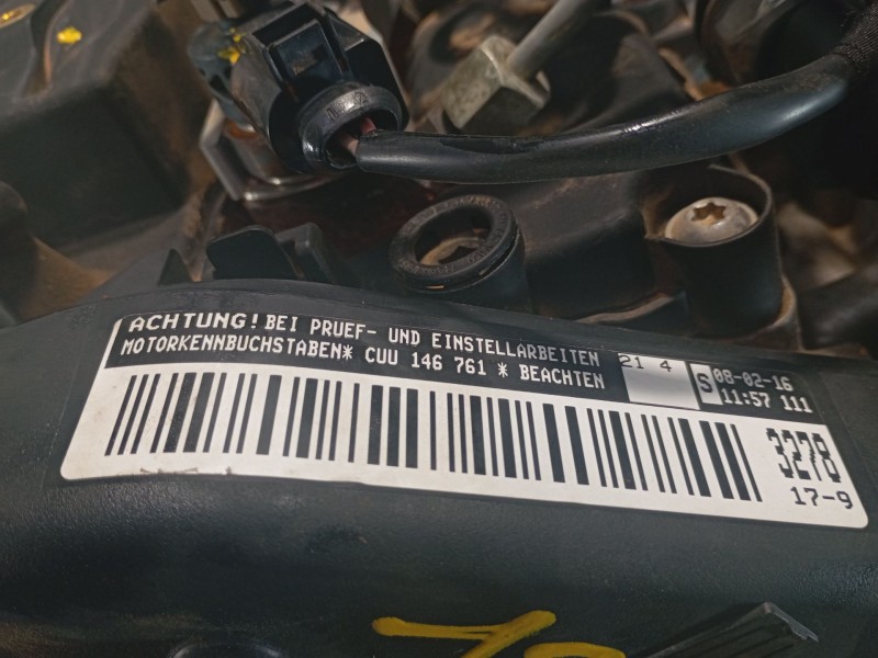 Recambio de motor completo para volkswagen scirocco (138) r-line referencia OEM IAM CUUB  