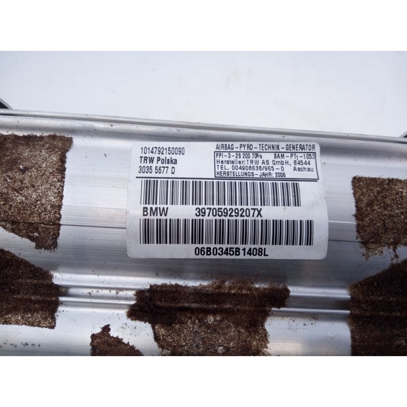 Recambio de airbag delantero derecho para bmw serie 3 berlina (e90) 320d referencia OEM IAM 3970592927X 30355677D E1-A3-3-2