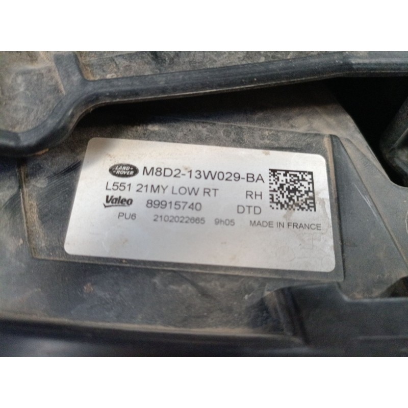 Recambio de faro derecho xenon para land rover range rover evoque (l551) 2.0 d165 referencia OEM IAM   