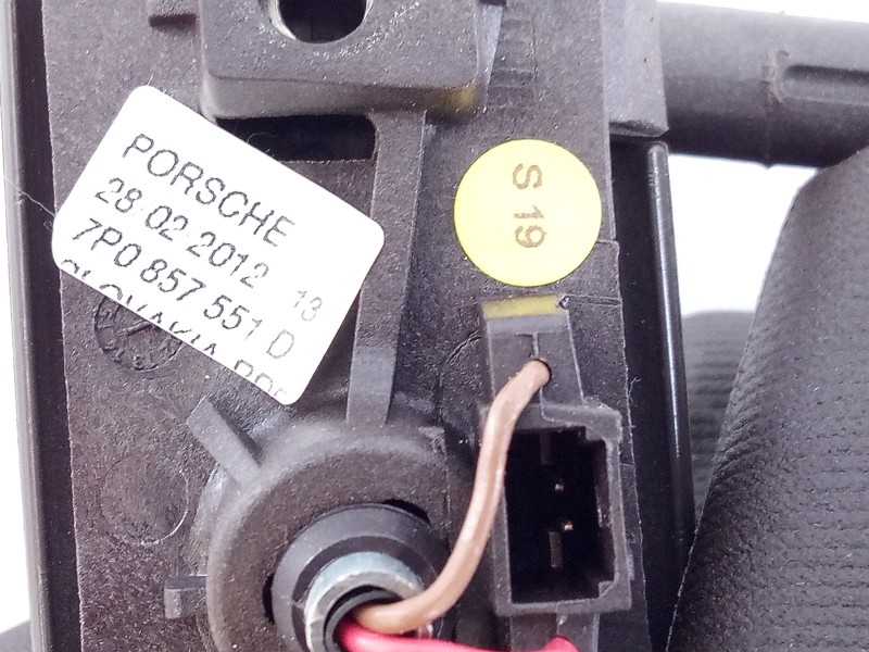 Recambio de parasol izquierdo para porsche cayenne (typ 92aa) diesel referencia OEM IAM 7P0857551D  E1-A5-47-2