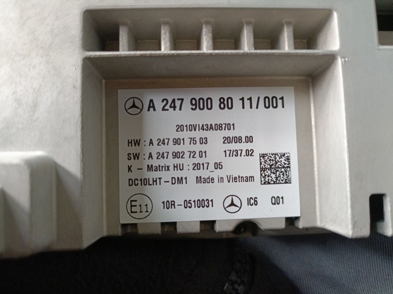 Recambio de cuadro instrumentos para mercedes-benz clase a sedán (v177) a 250 e (177.186) referencia OEM IAM   