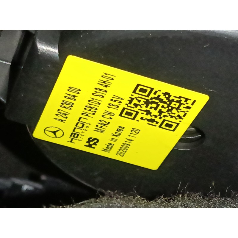 Recambio de ventilador calefaccion para mercedes-benz clase a sedán (v177) a 250 e (177.186) referencia OEM IAM A2478308400  