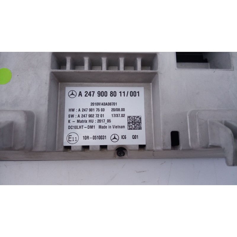 Recambio de cuadro instrumentos para mercedes-benz clase a sedán (v177) a 250 e (177.186) referencia OEM IAM A2479008011 A247901