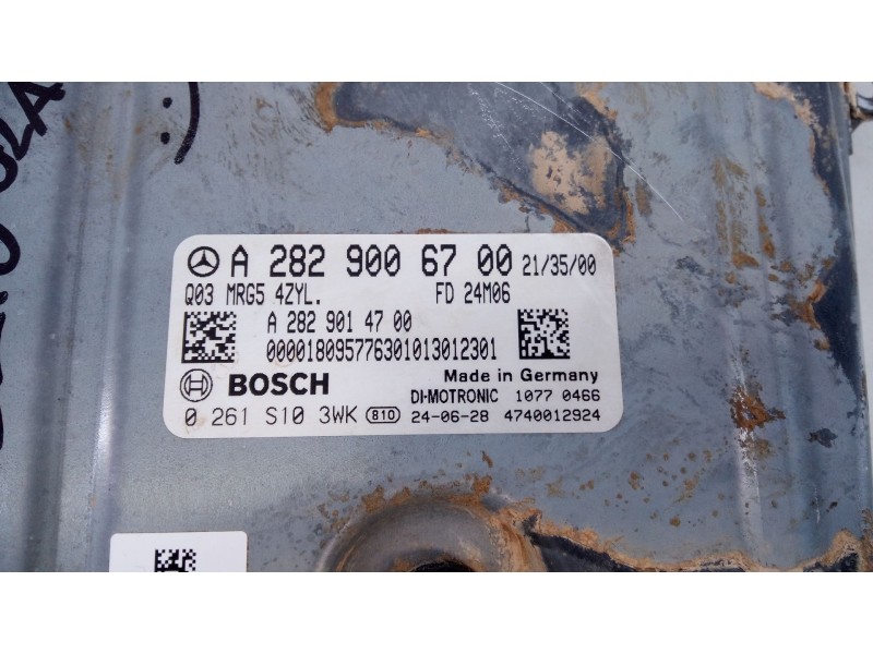 Recambio de centralita motor uce para mercedes-benz gla (h247) gla 250 e (247.786) referencia OEM IAM A2829006700 0261S103WK 