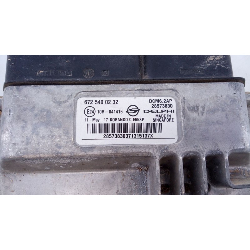 Recambio de centralita motor uce para ssangyong korando (ck) 2.2 xdi referencia OEM IAM 6725400232 28573830 