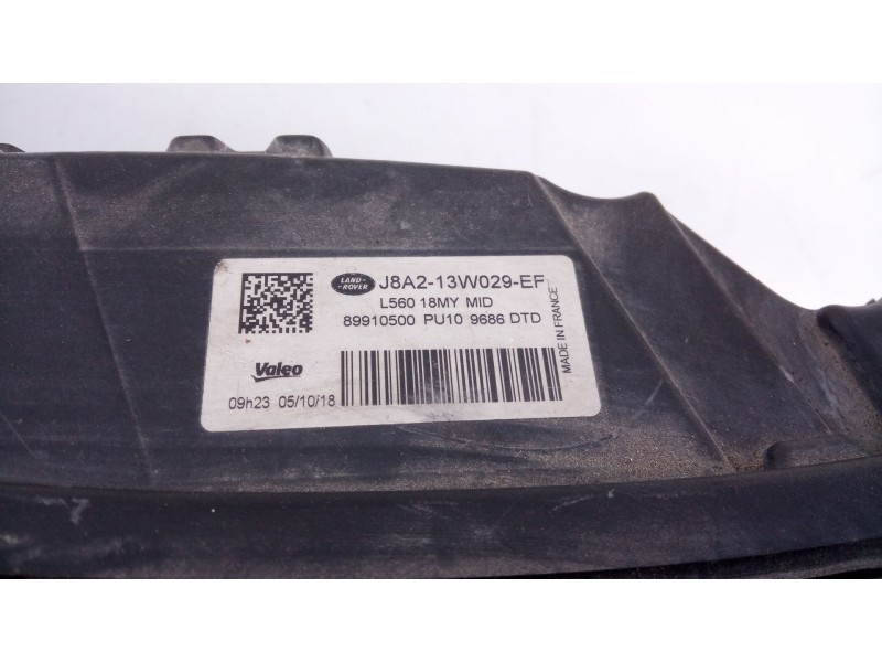 Recambio de faro derecho xenon para land rover range rover velar referencia OEM IAM J8A213W029 89910500 E1-B4-23-2