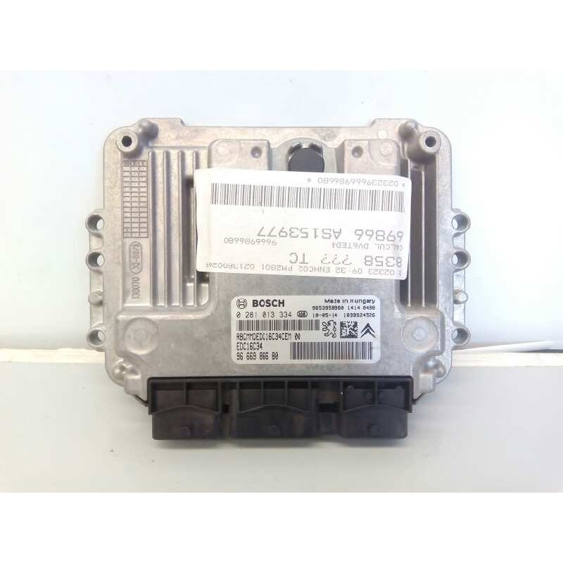 Recambio de centralita motor uce para peugeot 5008 sport pack referencia OEM IAM 9666986680 0281013334 