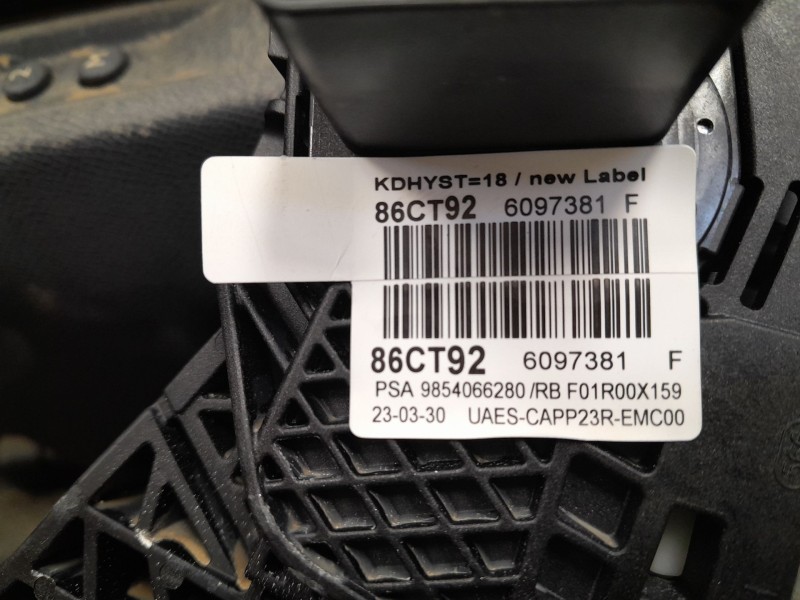 Recambio de pedal acelerador para ds ds 4 ii (fr_, fb_, f3_) e-tense 225 (f3dgzt) referencia OEM IAM 9854066280  