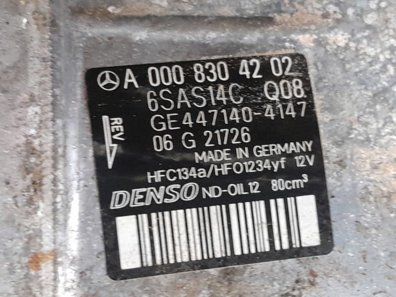Recambio de compresor aire acondicionado para mercedes-benz clase a (w177) a 200 d (177.012) referencia OEM IAM   