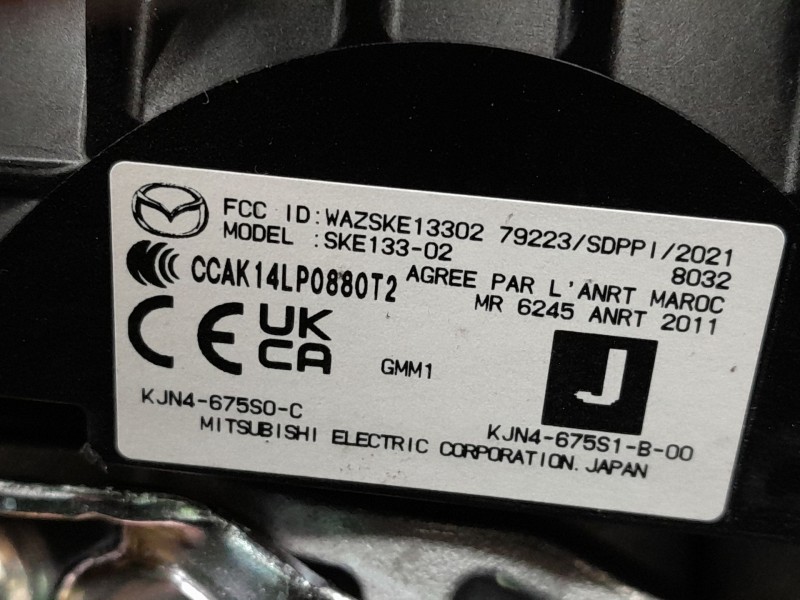 Recambio de anillo airbag para mazda cx-5 (kf) 2.0 referencia OEM IAM DE8H66CS0A  