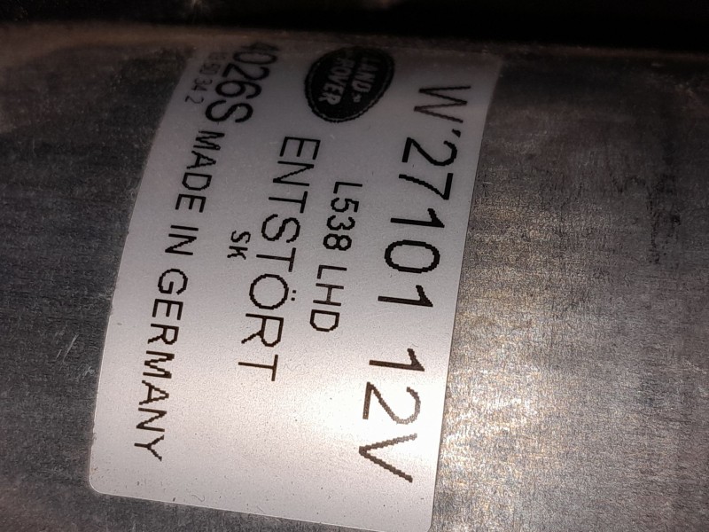 Recambio de motor limpia delantero para land rover range rover evoque (l538) 2.0 d 4x4 referencia OEM IAM W27101  