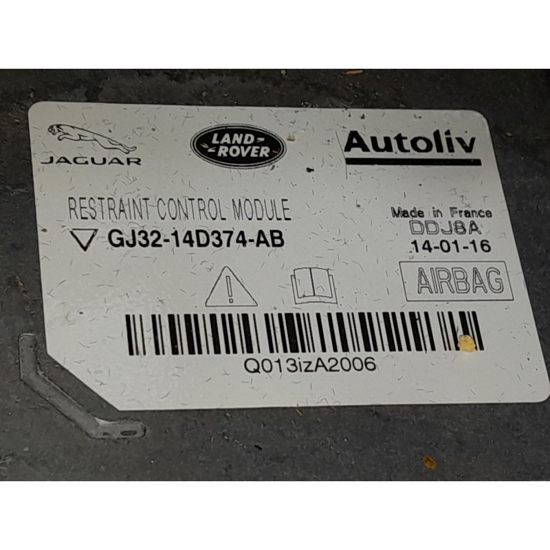 Recambio de kit airbag para land rover range rover evoque (l538) 2.0 d 4x4 referencia OEM IAM GJ3214D374AB  