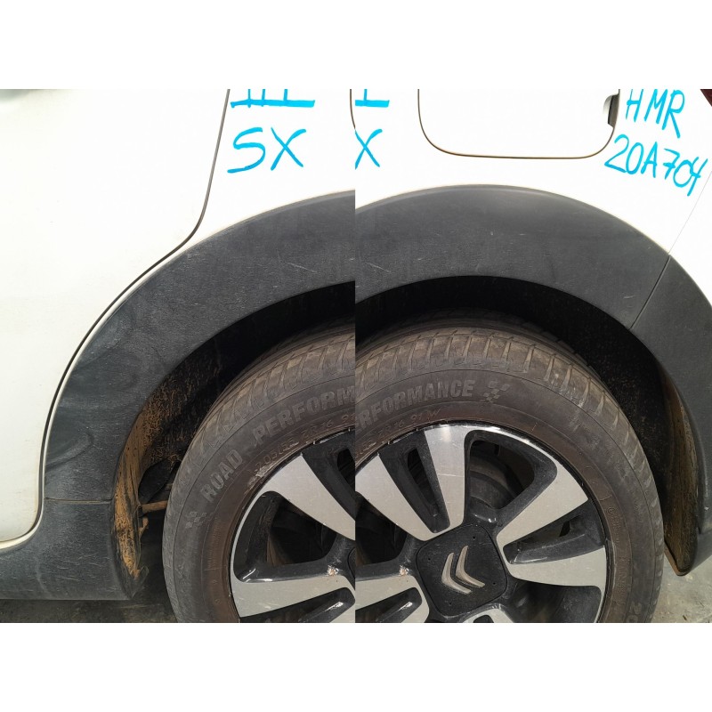 Recambio de aletin trasero izquierdo para citroën c3 iii (sx) 1.2 puretech 82 referencia OEM IAM   