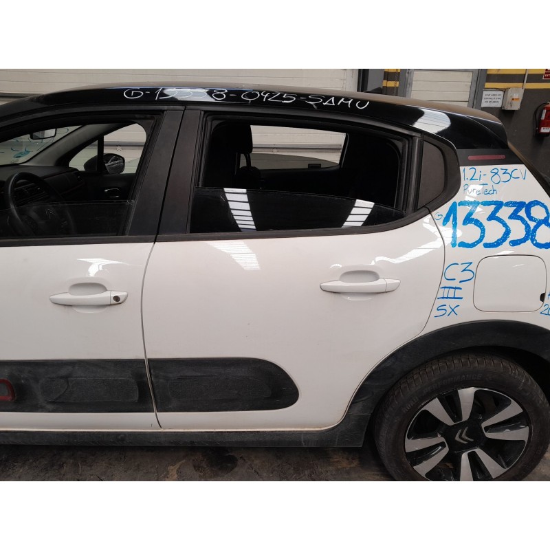 Recambio de puerta trasera izquierda para citroën c3 iii (sx) 1.2 puretech 82 referencia OEM IAM   