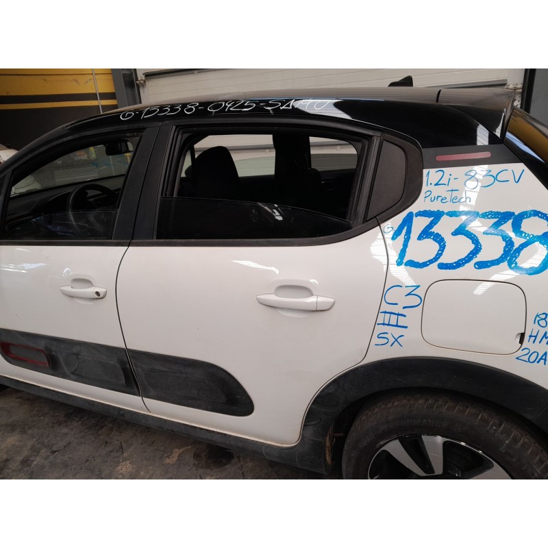 Recambio de puerta trasera izquierda para citroën c3 iii (sx) 1.2 puretech 82 referencia OEM IAM   