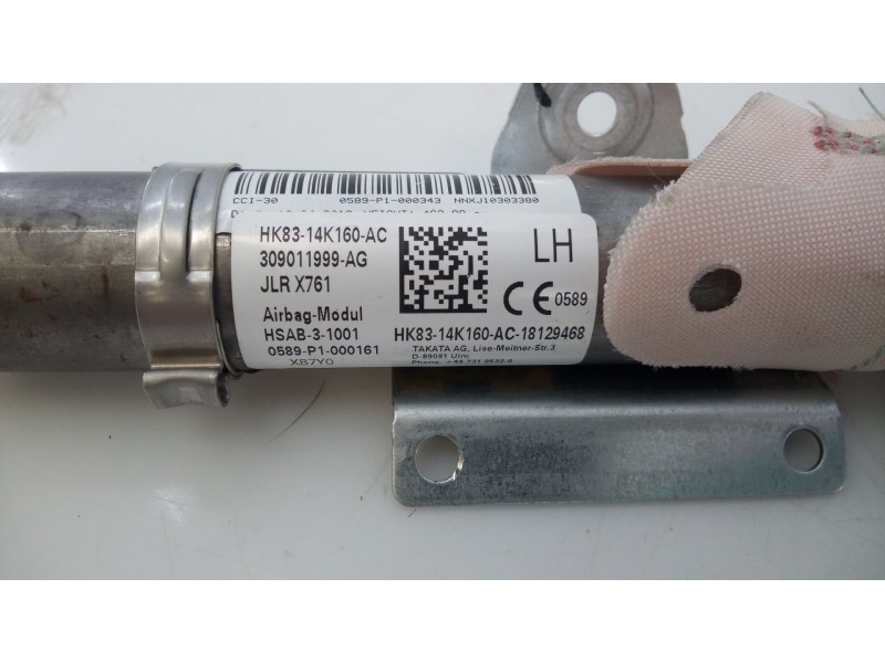 Recambio de airbag cortina delantero izquierdo para land rover range rover velar referencia OEM IAM 309011999AG 0589P1000161 